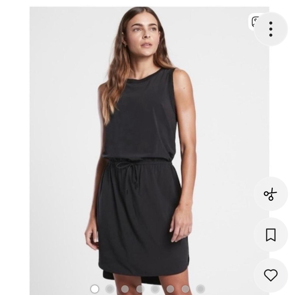 EUC Athleta Rincon dress. Black. Size Small